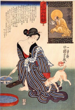  Utagawa Pintura al %c3%b3leo - mujeres 20 Utagawa Kuniyoshi japonés